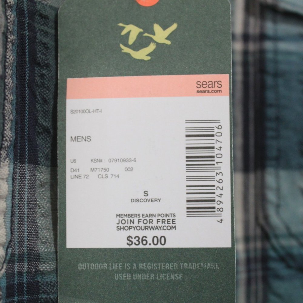 Outdoor Life Small Short Sleeve Button Up - Picture 5 of 8